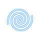 blue spiral