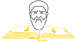 Plato on top of the Bible