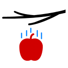 falling apple