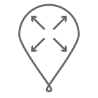 icon of expanding balloon