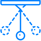 stylized motion of pendulum